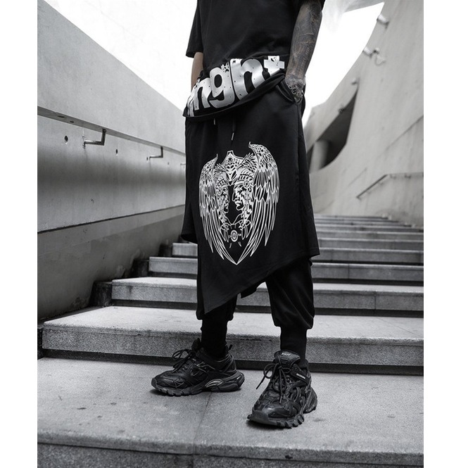 Men Printed Wrap Banded Pants RebelsMarket