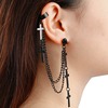 1 PC Cross Tassel Chain earring 1 PC Cross Tassel Chain Earring