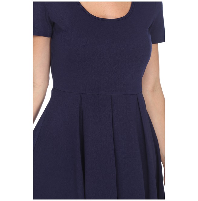 Short Sleeve Skater Dress White Mark Clothing RebelsMarket