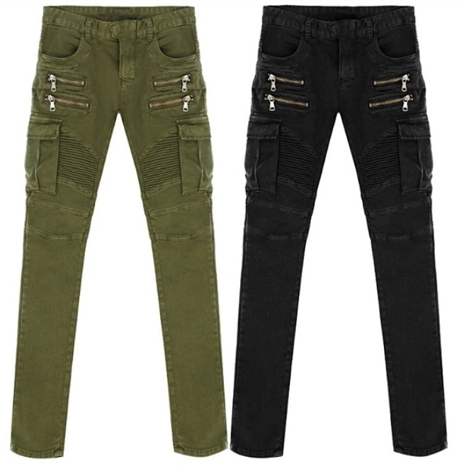 cargo pants zipper