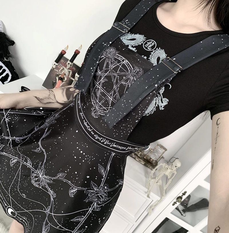 Gothic Vintage & Retro Harajuku Pentacle Moon High