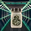 Round Robot with Pot Leaf Stash Jar by Twisted420Glass Round Robot With Pot Leaf Stash Jar by Twisted420Glass