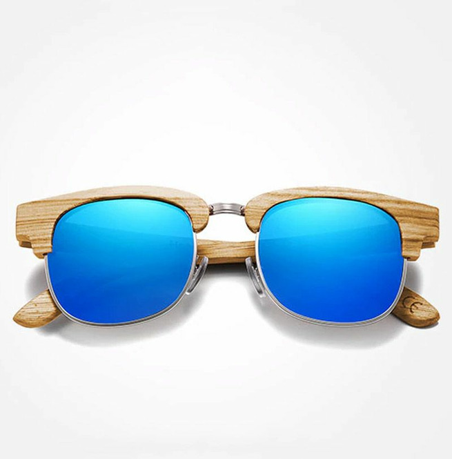 Vintage style Polarized Wooden Sunglasses RebelsMarket
