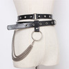 Belt Women's Suit Coat Ring Long Metal Chain Decoration Cool Belt Belt Women's Suit Coat Ring Long Metal Chain Decoration Cool Belt