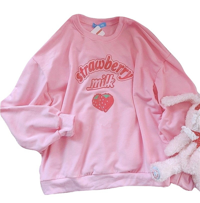 strawberry milk sweatshirt