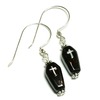 Black Vampire Coffin Earrings Black Vampire Coffin Earrings