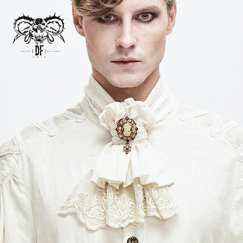 Gothic Vintage Retro Embroidered Lace Patchwork Bowtie RebelsMarket