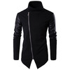 Korean Fashion Men's Stand Collar Diagonal Zip up Coat Korean Fashion Men's Stand Collar Diagonal Zip up Coat