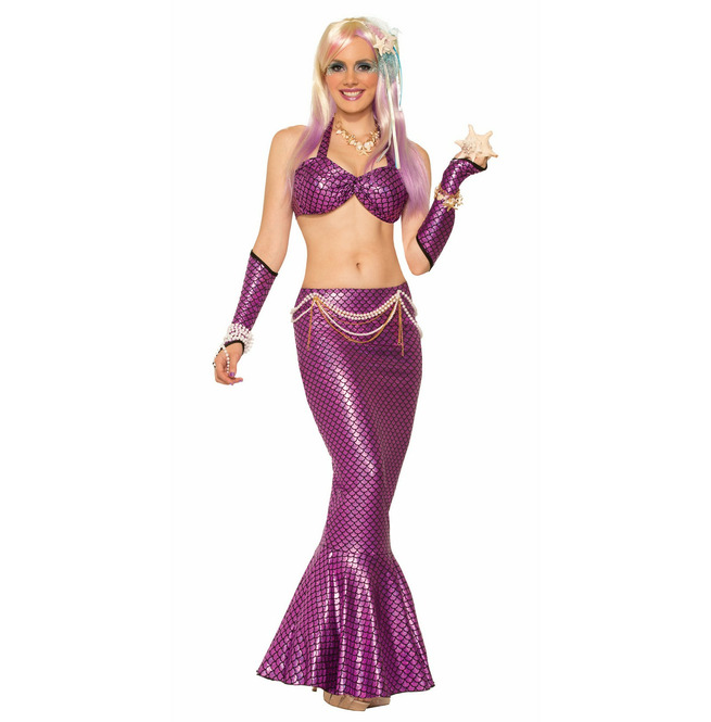 Women's Sexy Pink Mermaid Skirt Costume STD Costume RebelsMarket