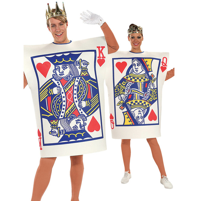 King and Queen of Hearts Adult Costume Costume Fair RebelsMarket