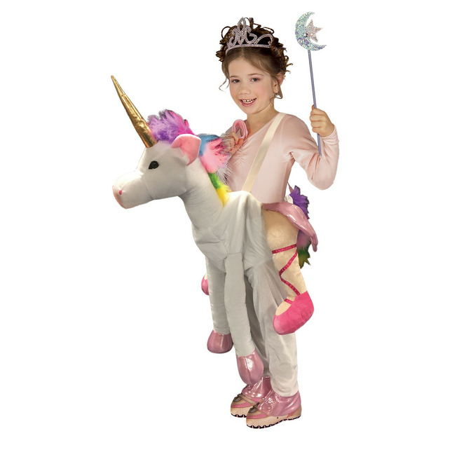 Girls Ride On Unicorn Costume Costume Fair RebelsMarket