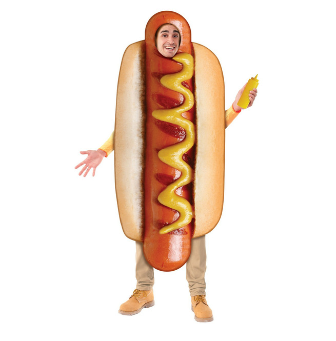 Adult Sublimation Hot Dog Costume Costume Costume RebelsMarket