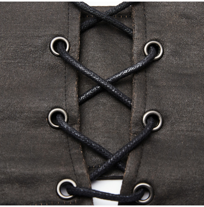 Punk Belt Design Halter Neck Multi Zipper Vest Jacket RebelsMarket
