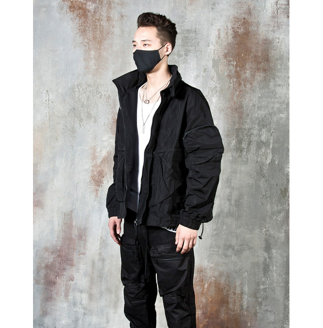 Wired Turtle Neck Hidden Hood Jacket 450 RebelsMarket