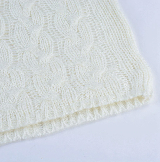 Vintage Women's & Acrylic Loosefit Hooded Knit Sweater RebelsMarket