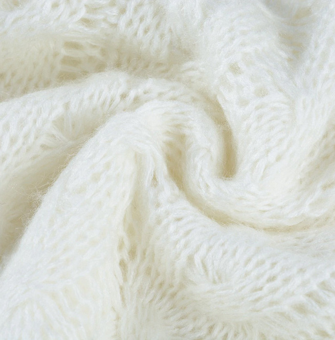 Vintage Women's & Acrylic Loosefit Hooded Knit Sweater RebelsMarket