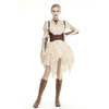 Steampunk irreqular frilly lace dress Steampunk Irreqular Frilly Lace Dress