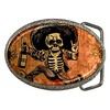 Getaway skeleton belt buckle belts and buckles