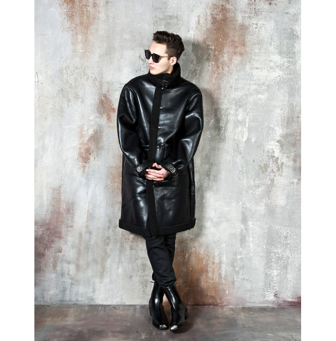 Squared Steel Toe High Heel Leather Boots 603 RebelsMarket