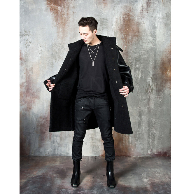 Squared Steel Toe High Heel Leather Boots 603 RebelsMarket