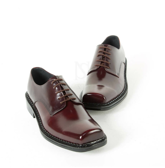 Squared Toe Plain Oxford Shoes 609 RebelsMarket