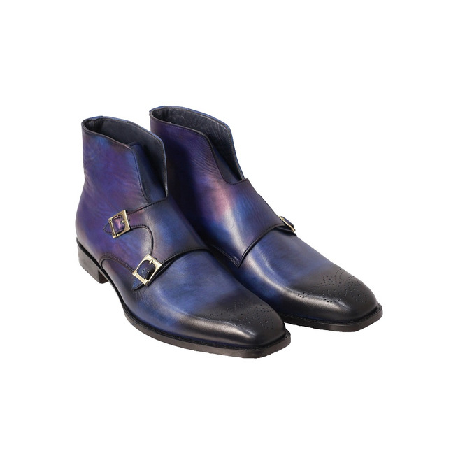 monk strap boots mens