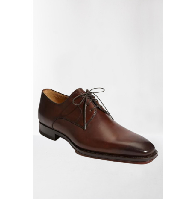 Handmade Men Brown Leather Formal Dress Shoes, Office/ RebelsMarket