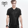 Gothic Ripped Patchwork T-shirt Gothic Ripped Patchwork T-shirt