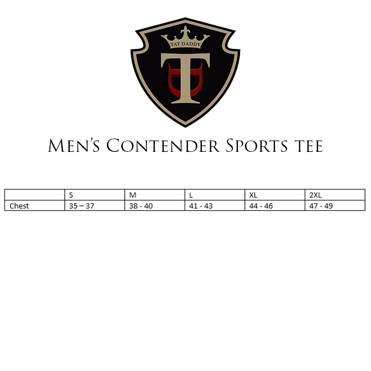 Mens athletic contender tees