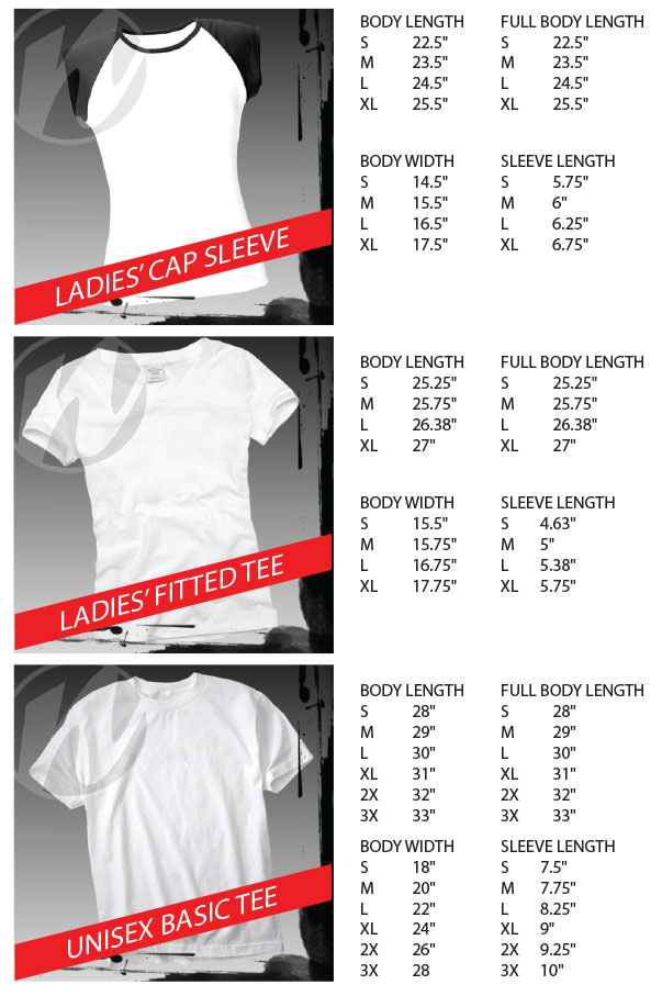 Sizechart