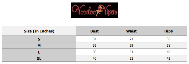 Voodoo vixen size chart 7d76d03b b6e7 4cae 85c1 4e2d9d741fda