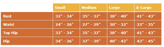 Women size chart