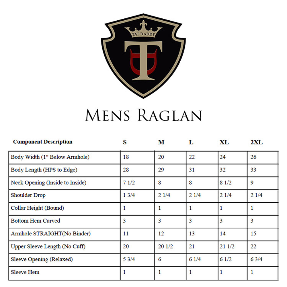 Mens raglan