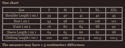 Size chart 8
