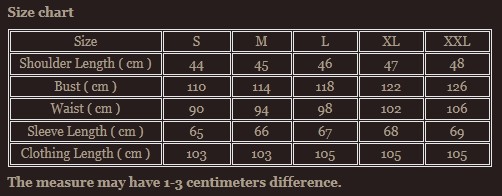 Size chart 4