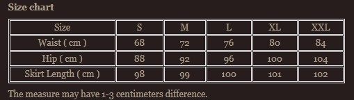 Size chart 3