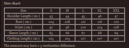 Size chart 6