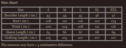Size chart 4