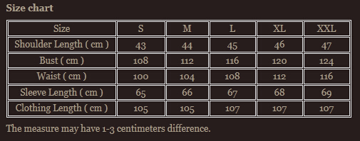 Size chart 7