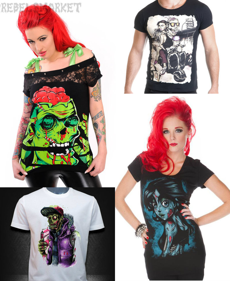Zombie Themed Fashion And Accessories On RebelsMarket