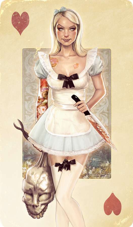 steph-stamb_alice_wonderland with awesome handbag