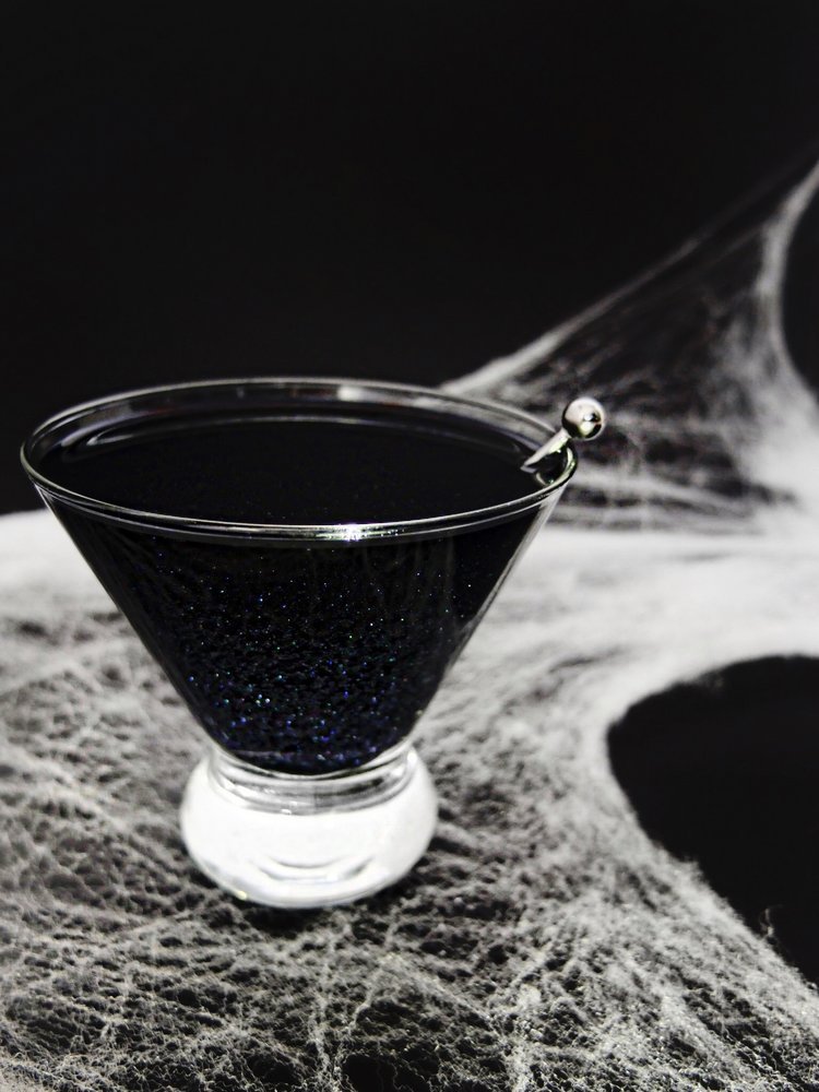 Gothic and Stylish Halloween Cocktail: Black Magic