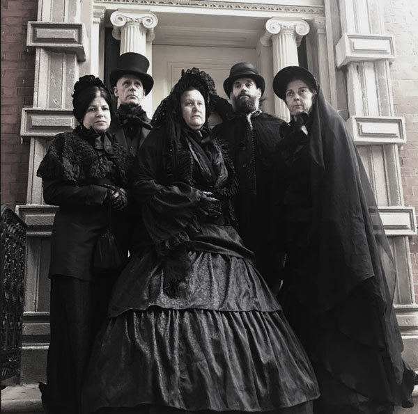 1865 Funeral Reenactment and Graveyard Procession at Merchant's House New York