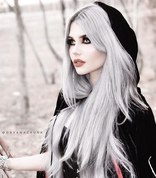 Edgy makeup for winter