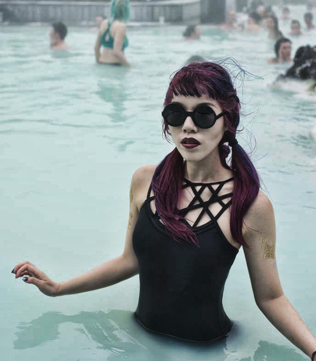 Goth Looks for Summer Fun: Gothic Swimsuit