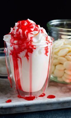 Vampire Blood White Hot Chocolate