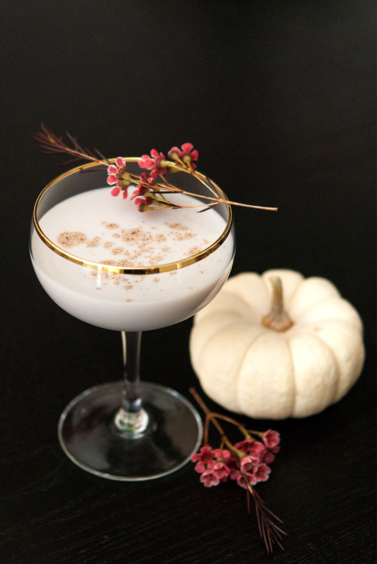 Tasty Alternative Thanksgiving Cocktails: White Pumpkin Cocktail