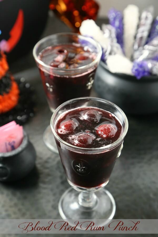 Thanksgiving Cocktails with Bite: Blood Red Rum Punch