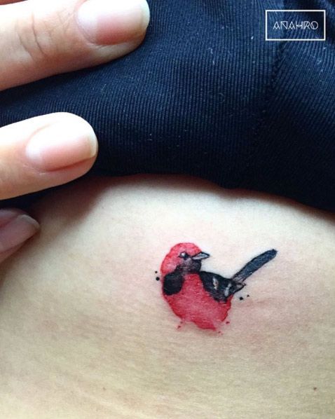 Watercolor style: Best Yule-Themed Tattoo Ideas on Pinterest
