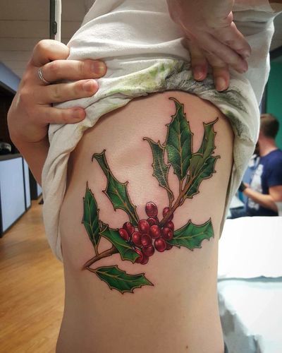 Holly: Best Yule-Themed Tattoo Ideas on Pinterest